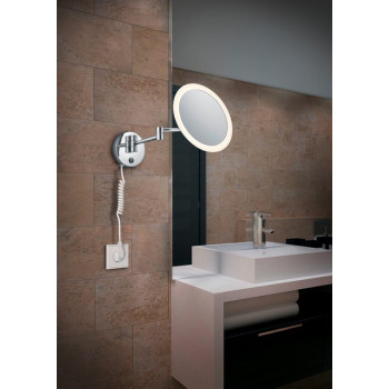 Trio View króm-fehér fürdőszobai LED tükörvilágítás (TRI-282990106) LED 1 izzós IP44