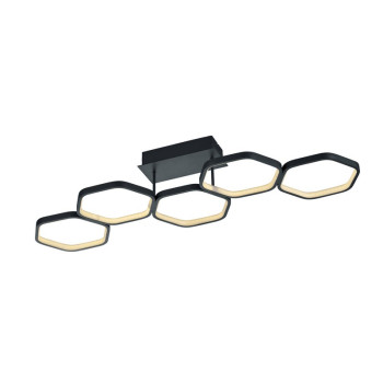 Trio Vigo antracit LED mennyezeti lámpa (TRI-R62055142) LED 1 izzós IP20
