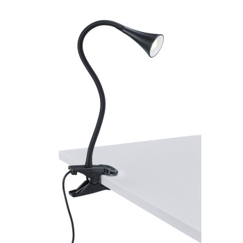 Trio Viper fekete LED csiptetős lámpa (TRI-R22398102) LED 1 izzós IP20