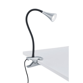 Trio Viper titán-fekete LED csiptetős lámpa (TRI-R22398187) LED 1 izzós IP20