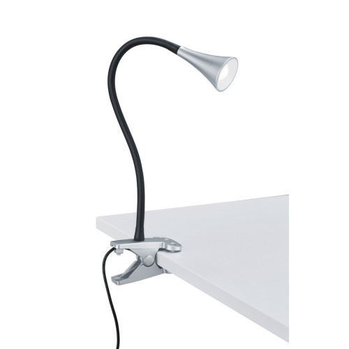 Trio Viper titán-fekete LED csiptetős lámpa (TRI-R22398187) LED 1 izzós IP20