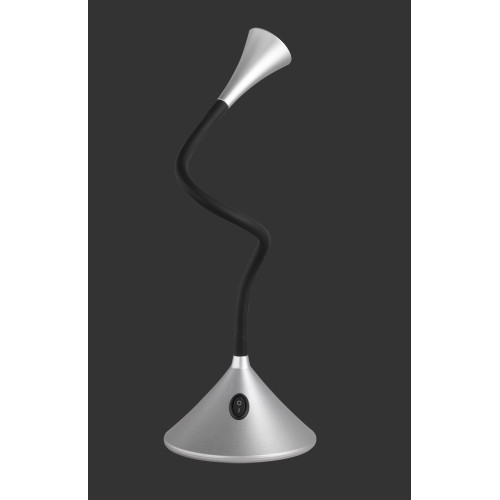 Trio Viper ezüst-fekete LED asztali lámpa (TRI-R52391187) LED 1 izzós IP20