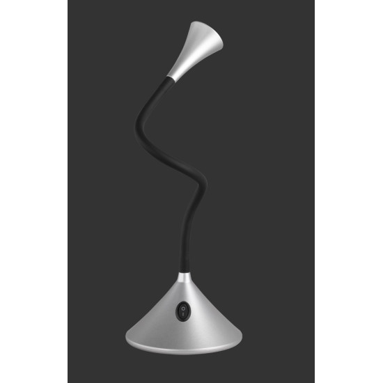 Trio Viper ezüst-fekete LED asztali lámpa (TRI-R52391187) LED 1 izzós IP20