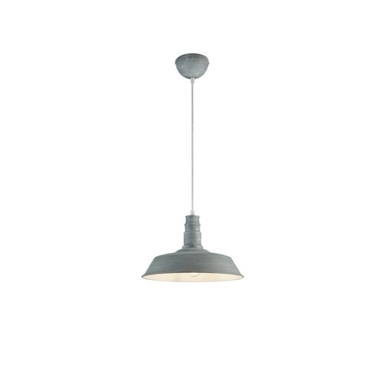 Trio Will betonhatású függesztett lámpa (TRI-R30421078) E27 1 izzós IP20