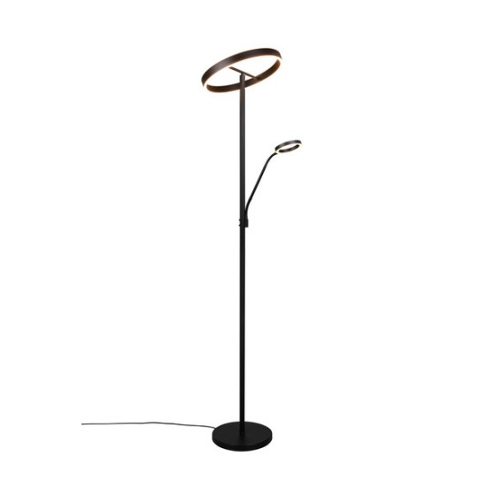 Trio Willis fekete LED állólámpa (TRI-449510232) LED 2 izzós IP20