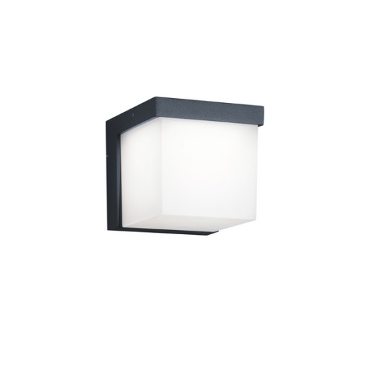Trio Yangtze anracit-fehér LED kültéri falikar (TRI-228260142) LED 1 izzós IP54
