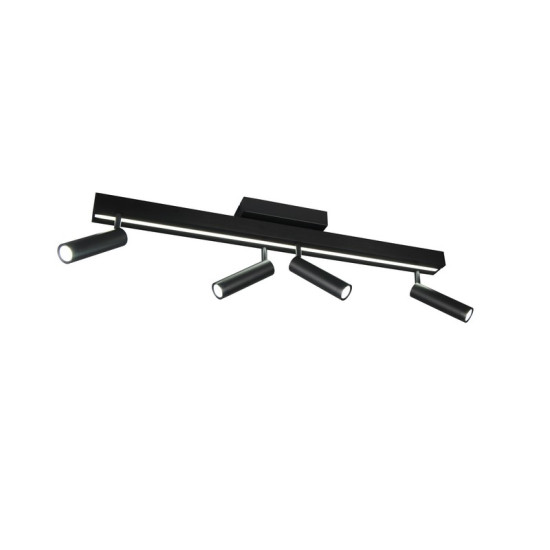 Trio Zeno fekete LED mennyezeti lámpa (TRI-648310532) LED 1 izzós IP20