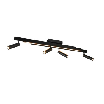 Trio Zeno fekete LED mennyezeti lámpa (TRI-648310532) LED 1 izzós IP20