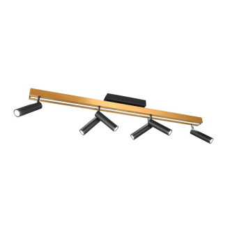 Trio Zeno arany-fekete LED mennyezeti lámpa (TRI-648310780) LED 1 izzós IP20