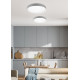 Trio Zeta szürke LED mennyezeti lámpa (TRI-R62712411) LED 1 izzós IP20
