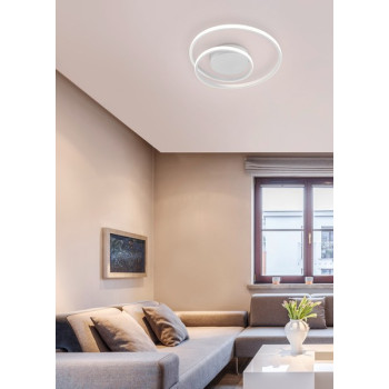 Trio Zibal fehér LED mennyezeti lámpa (TRI-R62911131) LED 1 izzós IP20