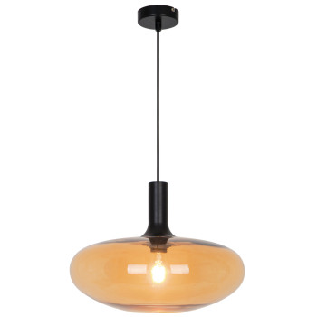 Viokef Convex borostyán függesztett lámpa (VIO-4278101) E27 1 izzós IP20