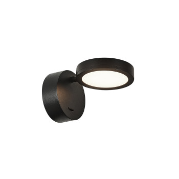 Viokef Eden fekete LED falikar (VIO-4307700) LED 1 izzós IP20