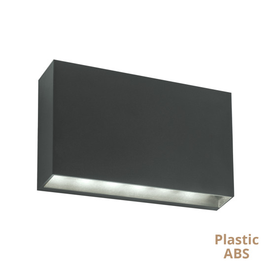 Viokef Elvira sötétszürke LED kültéri fali lámpa (VIO-4257200) LED 1 izzós IP65