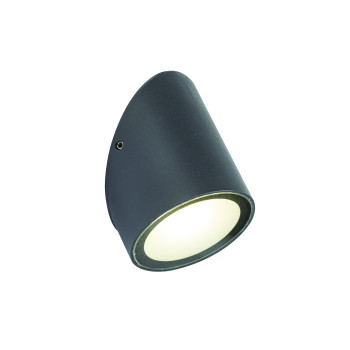 Viokef Juno sötétszürke LED kültéri falikar (VIO-4286000) LED 1 izzós IP65