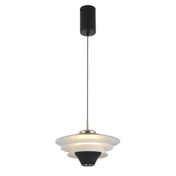 Viokef Manley fekete-fehér LED függesztett lámpa (VIO-4308600) LED 1 izzós IP20