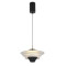 Viokef Manley fekete-fehér LED függesztett lámpa (VIO-4308600) LED 1 izzós IP20