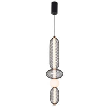 Viokef Margot fekete-arany LED függesztett lámpa (VIO-4311500) LED 1 izzós IP20
