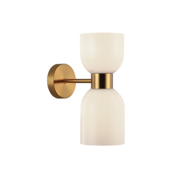 Viokef Memory fehér-bronz falikar (VIO-4291800) E27 2 izzós IP20