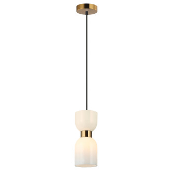Viokef Memory fehér-bronz függesztett lámpa (VIO-4291900) E27 1 izzós IP20