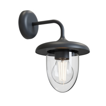 Viokef Merline sötétszürke kültéri fali lámpa (VIO-4284500) E27 1 izzós IP54