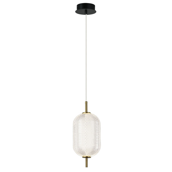 Viokef Pellucid arany-átlátszó LED függesztett lámpa (VIO-4297600) LED 1 izzós IP20