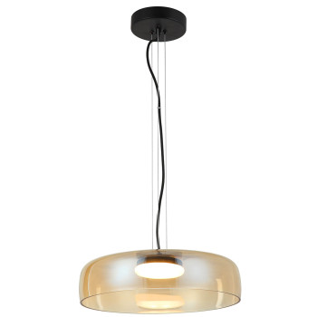Viokef Simple fekete-pezsgő LED függesztett lámpa (VIO-4302401) LED 1 izzós IP20