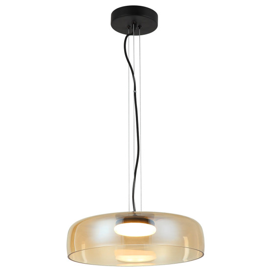 Viokef Simple fekete-pezsgő LED függesztett lámpa (VIO-4302401) LED 1 izzós IP20