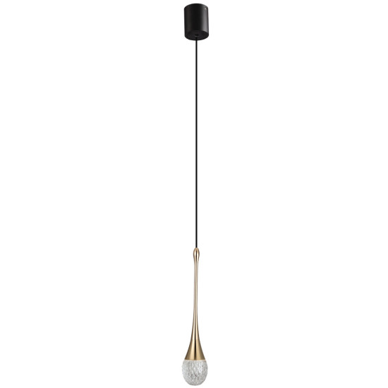 Viokef Star Light arany-átlátszó LED függesztett lámpa (VIO-4268500) LED 1 izzós IP20