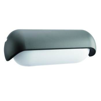 Viokef Titus sötétszürke-fehér LED kültéri fali lámpa (VIO-4255700) LED 1 izzós IP65