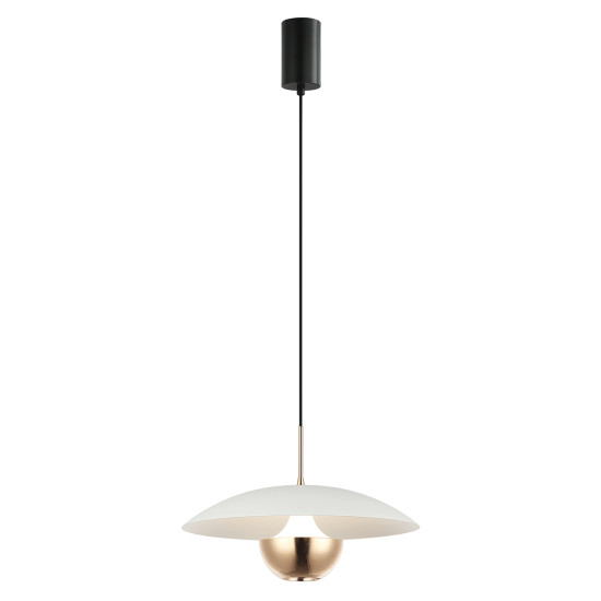 Viokef Valia fehér-arany LED függesztett lámpa (VIO-4292301) LED 1 izzós IP20