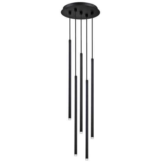 Viokef Zenia fekete LED függesztett lámpa (VIO-4291200) LED 1 izzós IP20