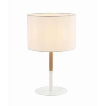 Zambelis  fehér-barna asztali lámpa (ZAM-20215) E14 1 izzós IP20