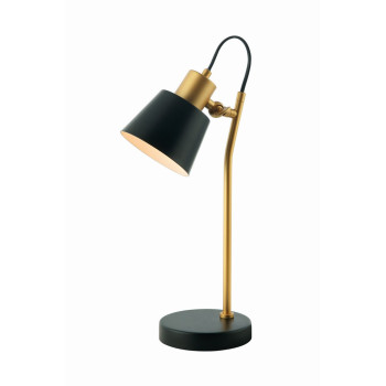 Zambelis  fekete-arany asztali lámpa (ZAM-20217) E14 1 izzós IP20
