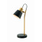 Zambelis  fekete-arany asztali lámpa (ZAM-20217) E14 1 izzós IP20