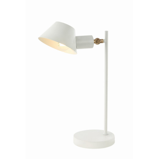 Zambelis  fehér asztali lámpa (ZAM-20222) E27 1 izzós IP20