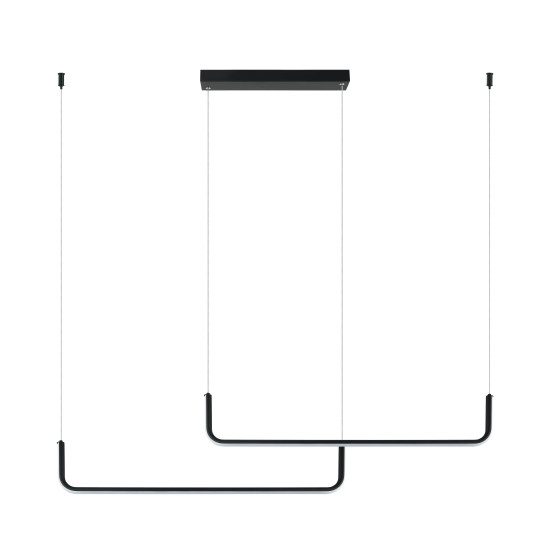 Zambelis  fekete LED függesztett lámpa (ZAM-22010) LED 1 izzós IP20