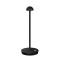 Zambelis  fekete LED kültéri hordozható asztali lámpa (ZAM-E314) LED 1 izzós IP54