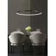 Zuma Horik fekete LED függesztett lámpa (ZU-PEN89424-60BK) LED 1 izzós IP20
