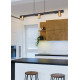Zuma Mannari arany-fekete LED függesztett lámpa (ZU-P230757205) LED+GU10 3 izzós IP20