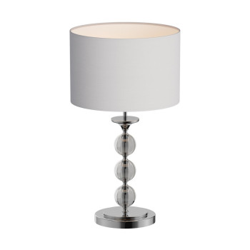 Zuma Rea króm-fehér asztali lámpa (ZU-RLT93163-1W) E27 1 izzós IP20