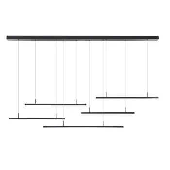 Azzardo Merlo fekete LED függesztett lámpa  (AZ-3184) LED 1 izzós IP20