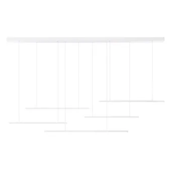 Azzardo Merlo fehér LED függesztett lámpa  (AZ-3185) LED 1 izzós IP20