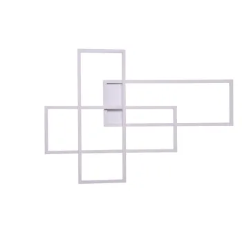 Azzardo Quadratus fehér LED fali lámpa  (AZ-2993) LED 1 izzós IP20