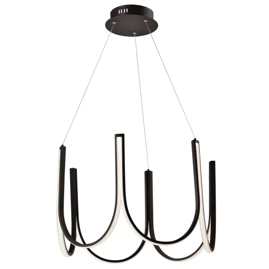 Viokef Globus fekete LED függesztett lámpa (VIO-4271500) LED 1 izzós IP20