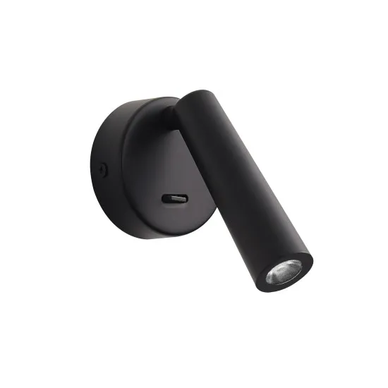 Viokef Mystery fekete LED falikar (VIO-4271300) LED 1 izzós IP20