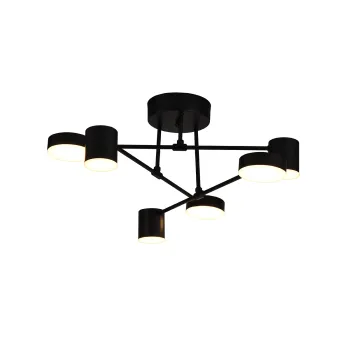 Viokef Prima fekete LED függesztett lámpa (VIO-4268200) LED 1 izzós IP20