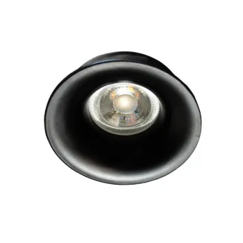 Viokef Smooth fekete beépíthető lámpa (VIO-4279601) GU10 1 izzós IP20