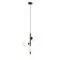 Aldex Fin fekete-fehér függesztett lámpa (ALD-1120E1_S) E14 3 izzós IP20