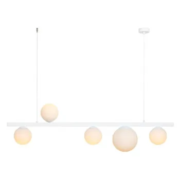 Aldex Garda fehér függesztett lámpa (ALD-1099F) E14+E27 4 izzós IP20